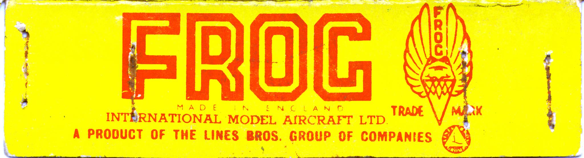 Коробка FROG 390P Republic Thunderbolt, IMA, 1959